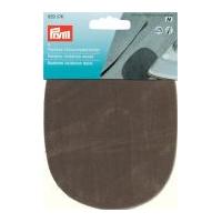 prym sew on imitation suede elbow knee patches bottle green