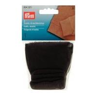 prym ribbed elastic cuffing brown