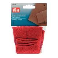 Prym Ribbed Elastic Cuffing Red