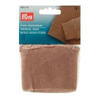 prym ribbed elastic waistband cuffing beige