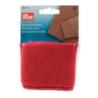 Prym Ribbed Elastic Waistband Cuffing Red