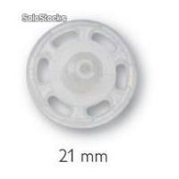 prym plastic sew on snap fasteners transparent