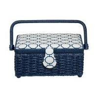 Prym Sewing Basket Box Blue Small
