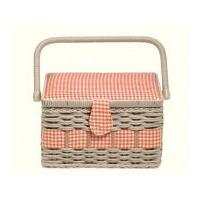 Prym Sewing Basket Box Country Medium Orange