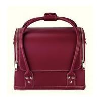 Prym Craft Storage Red Leather Look Bag