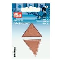 Prym Iron On Embroidered Motif Applique Small Triangle