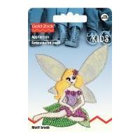 Prym Iron On Embroidered Motif Applique Princess on Grass