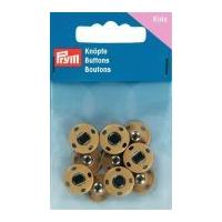 Prym Sew On Metal Snap Fasteners Light Beige