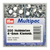 Prym Tubular Deep Rivets Thick Material Silver