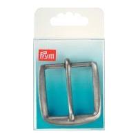 prym standard belt buckle silver