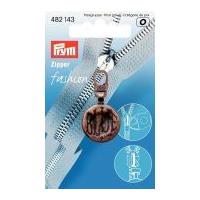 Prym Replacement Zip Fastener Puller Jeans Bronze