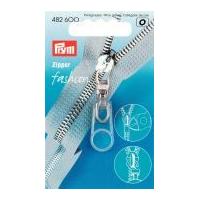 Prym Replacement Zip Fastener Puller Rubber Transparent