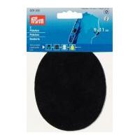 prym sew on imitation suede elbow knee patches black