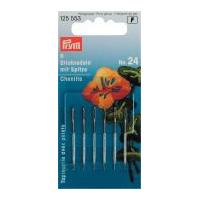 Prym Sharp Point Chenille Embroidery Needles with Gold Eye