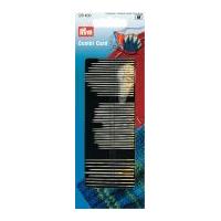 prym hand sewing embroidery darning needles with threader