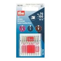 Prym Assorted Standard, Leather & Jersey Sewing Machine Needles