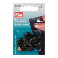 Prym Bachelor Jeans Buttons Black Oxidized