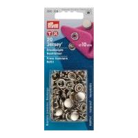 prym non sew jersey cap press fasteners refill pack silver