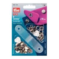 Prym Jersey Cap Press Fasteners 10mm Silver