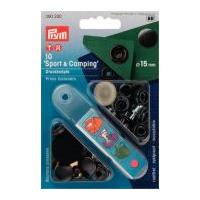 Prym Sport & Camping Press Fasteners Black Oxidized