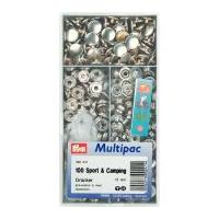 prym sport camping press fasteners silver