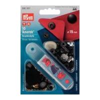 Prym Anorak Press Fasteners Black