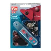 prym anorak press fasteners antique copper