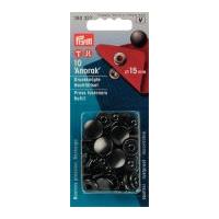 Prym Anorak Press Fasteners Refill Pack Black Oxidized