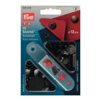 Prym Anorak Press Fasteners Black Oxidized