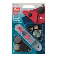 prym anorak design press fasteners black