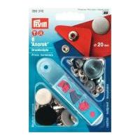 Prym Anorak Design Press Fasteners Antique Steel