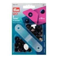 Prym Colour Press Fasteners Navy Blue