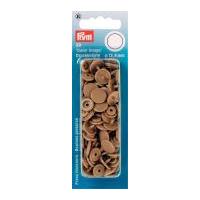 Prym Plastic Round Coloured Press Fasteners Champagne