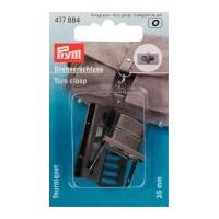 Prym Turn Clasp With Screw Antique Silver Brushed