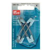Prym Stainless Steel Nappy Pins Light Blue