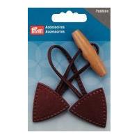 prym toggle fastening brown