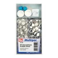 prym plastic cover buttons without tool silver