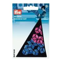 Prym Iron or Sew On Fabric Motif Applique Geometric Graphics
