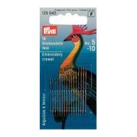 Prym Fine Embroidery Needles with Gold Eye