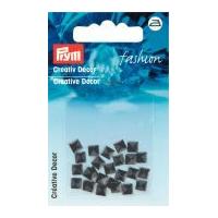 Prym Iron On Decorative Fashion Squares Black