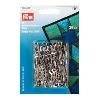 prym hardened metal safety pins silver