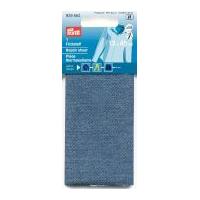 prym iron on cotton denim fabric sheet medium blue