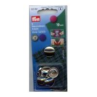 prym brass cover buttons without tool silver