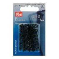 Prym Plastic Sew On Snap Fasteners Black