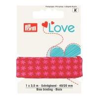 Prym Love Bias Binding Flower Print