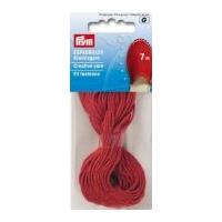 prym espadrilles creative yarn 7m red