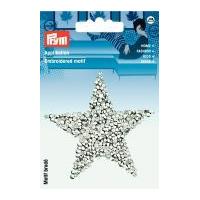 Prym Iron On Embroidered Motif Applique Glamour Star Transfer