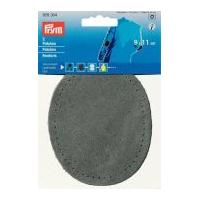 Prym Sew On Imitation Suede Elbow & Knee Patches Grey