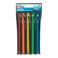 Prym Glitter Special Edition Plastic Crochet Hooks Set