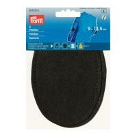 Prym Sew On Imitation Nappa Leather Elbow & Knee Patches Dark Grey